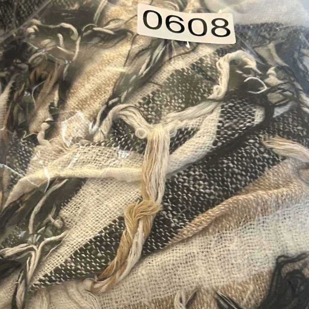 American Eagle Outfitters Striped Fringed Kimono Cardigan‎ Shawl OS